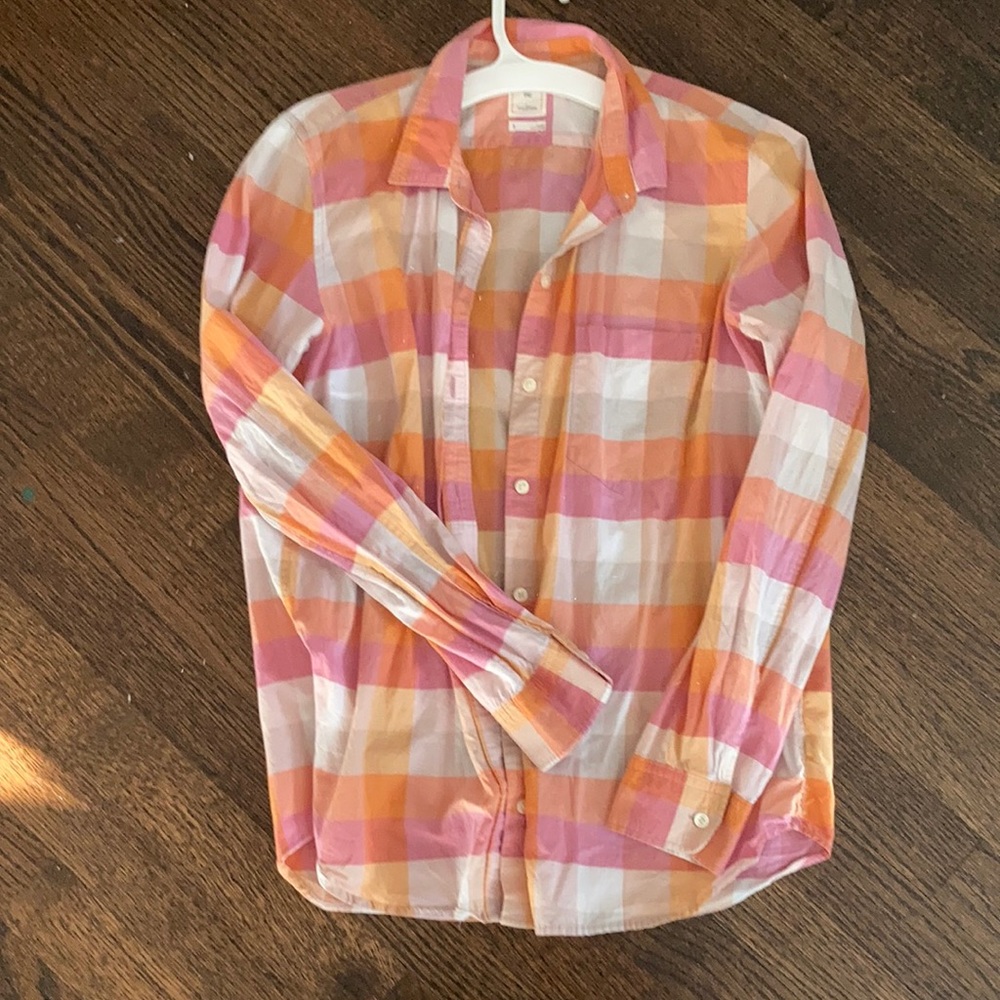 Gap fitted boyfriend shirt
